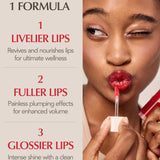 [Pinate] Natural Bloom Lip Oil Serum - Red Camellia